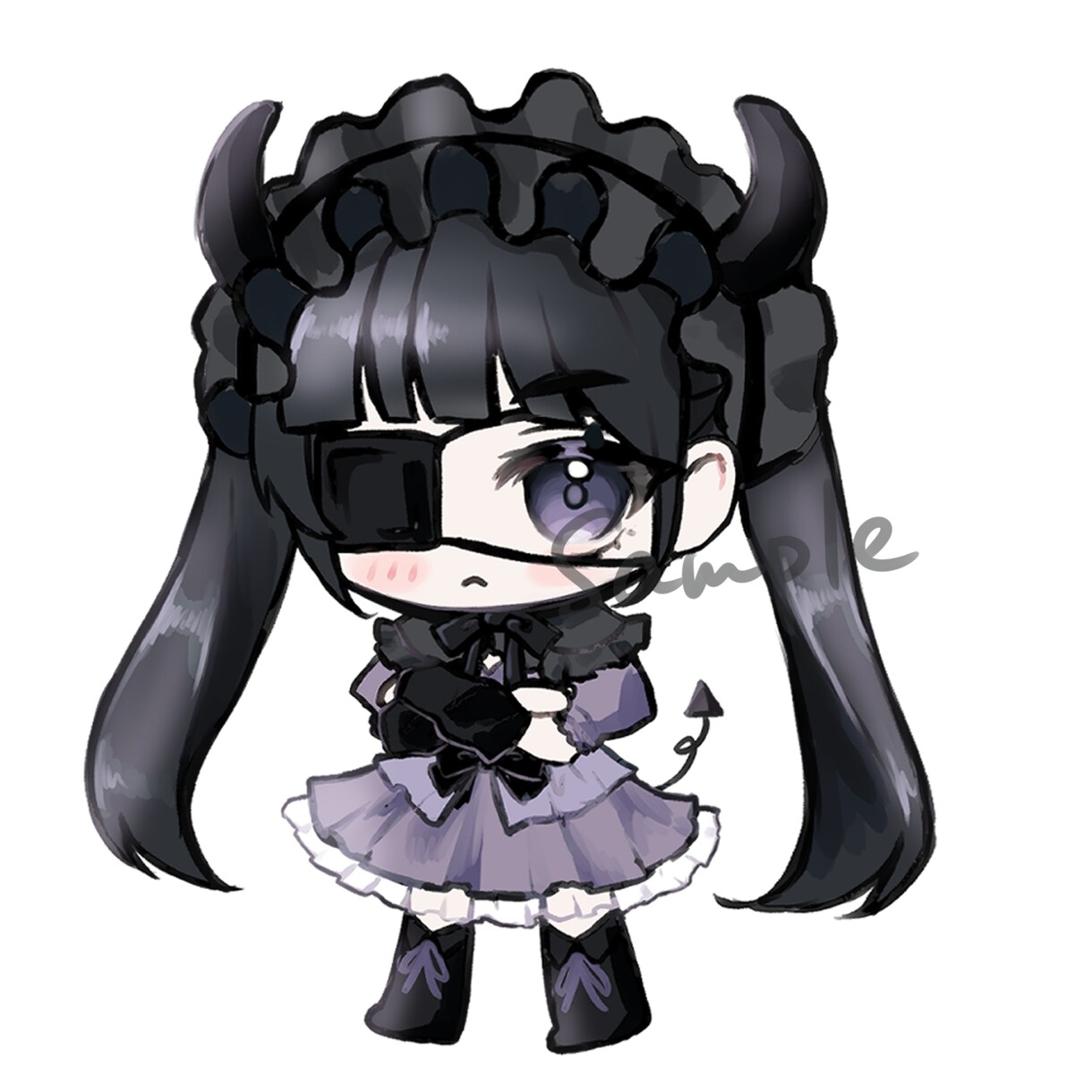 可愛い女の子のSDイラストを制作します ときめきを感じるような可愛さを大事にしています♡ イメージ8