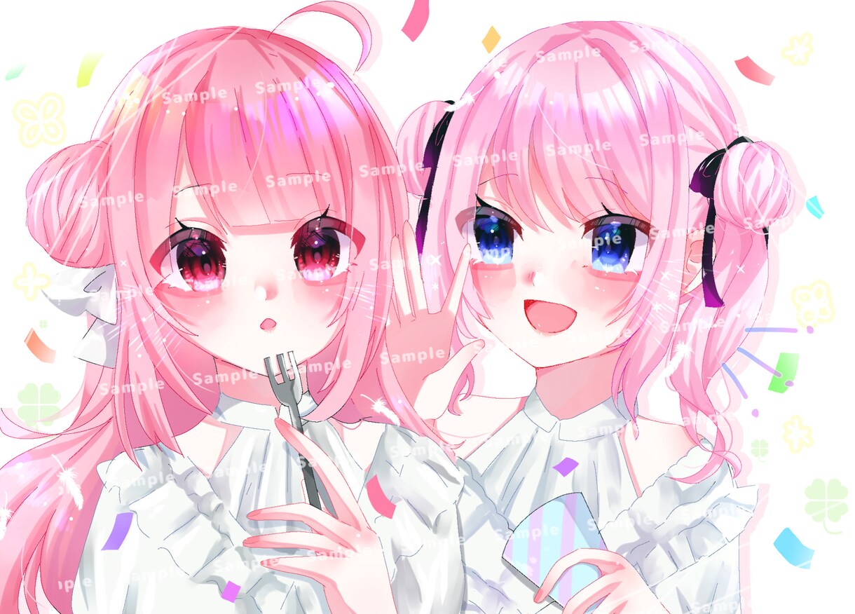 アイコン.ペア画.立ち絵描きます あなたのためにかわいいをお届け致します。 イメージ4