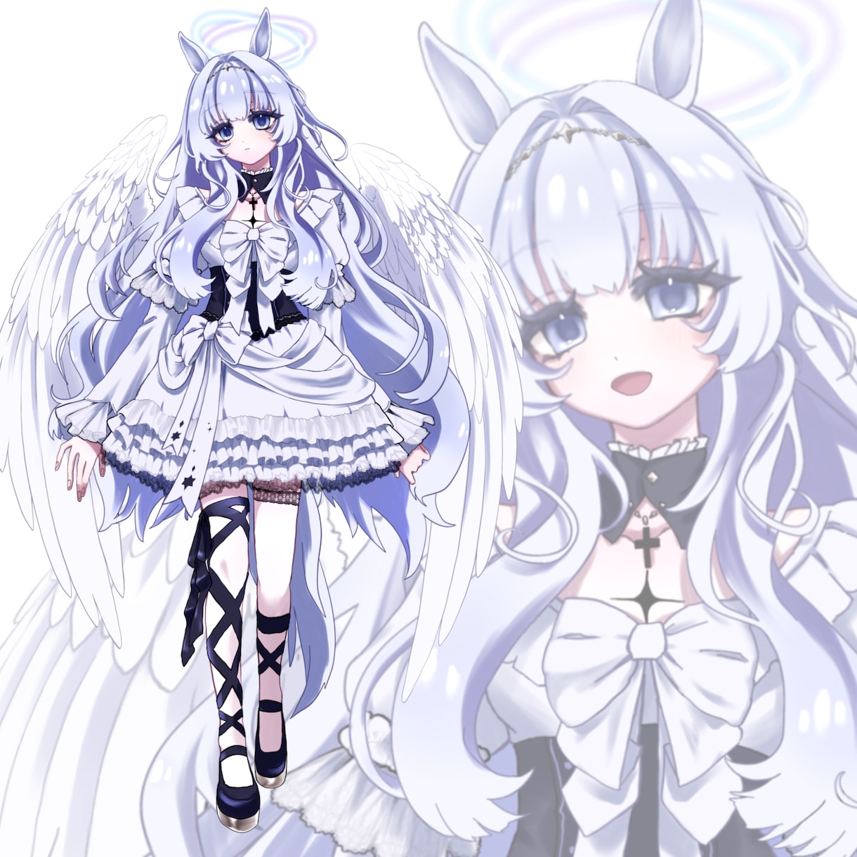 配信用アバターやVTuberの立ち絵作成いたします 雰囲気や世界観を重視した立ち絵を作成します。 イメージ1