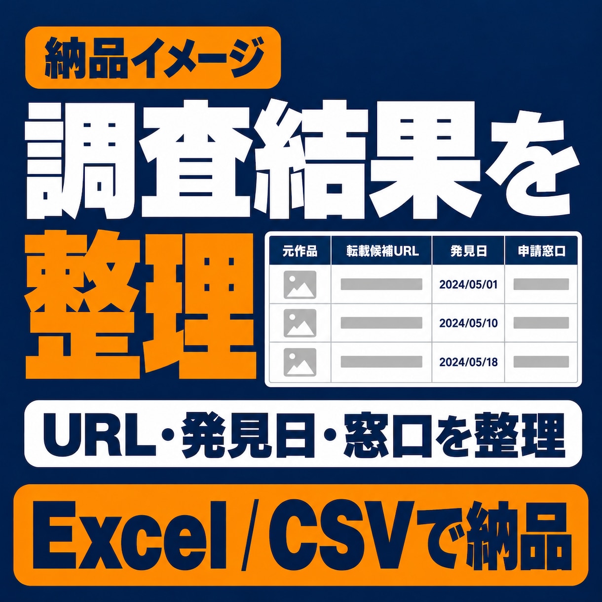 作品の無断転載候補を調査します 公開Webを調査｜転載候補URL・発見日・申請窓口まで整理 イメージ3