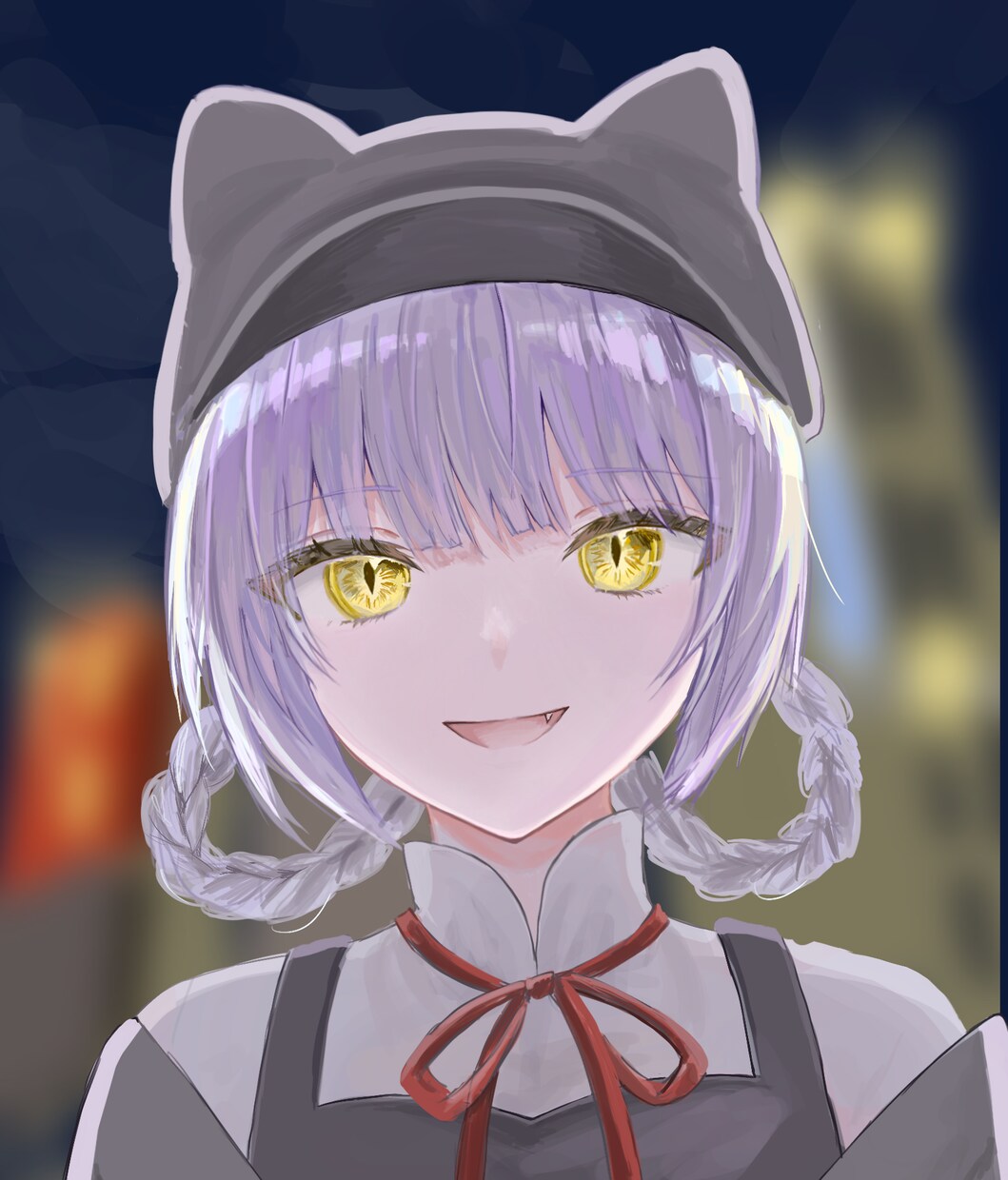 アニメ調の人物イラストを描きます 透明感のある瞳と髪にこだわっています イメージ1