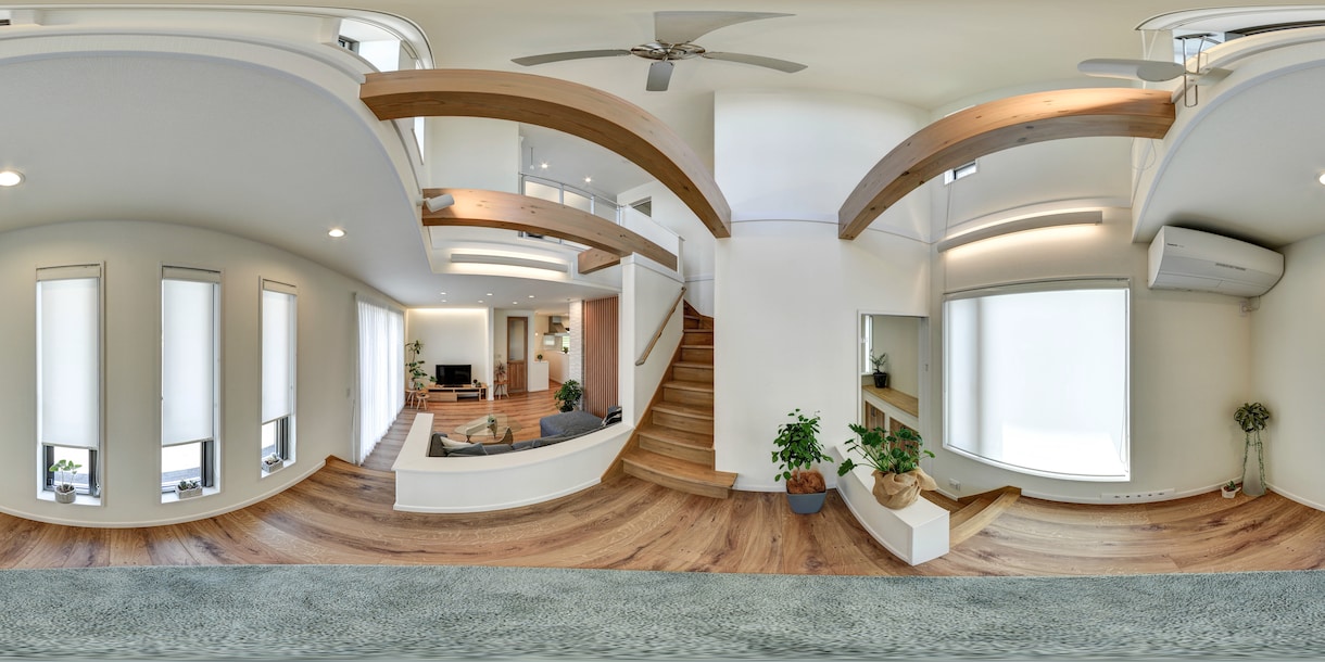 モデルハウスを360度バーチャル展示場にします プロのカメラマンが高画質・高品質のパノラマ撮影します イメージ4