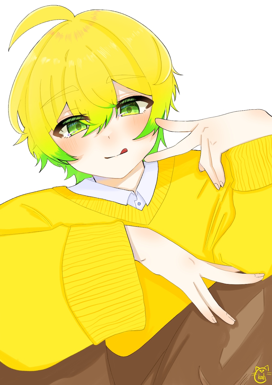 可愛らしい雰囲気の等身イラストを制作します 肌の塗りを特に拘っています！誠実に対応いたします。 イメージ4