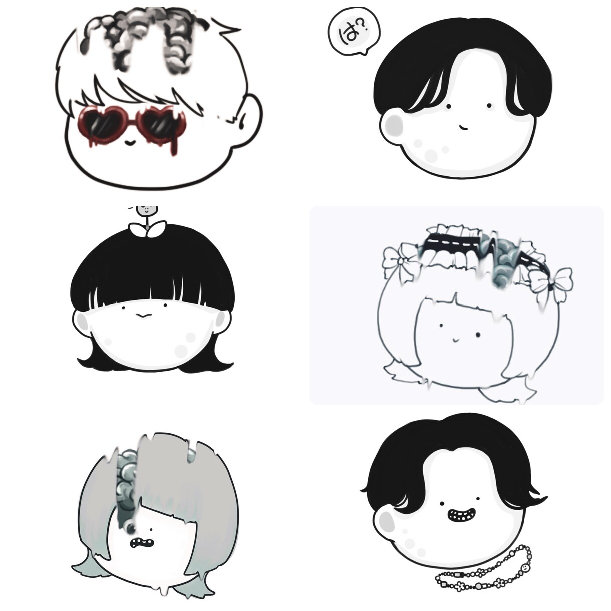 胸ギュンな絵描きます デフォルメ＋オリジナルのセットでアイコンをお描きします！ イメージ4