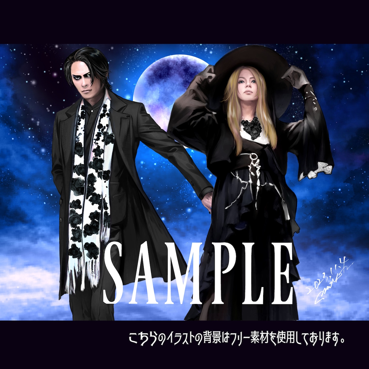 お写真を元に似顔絵作成いたします SNS等のプロフィール画像に....★ イメージ1