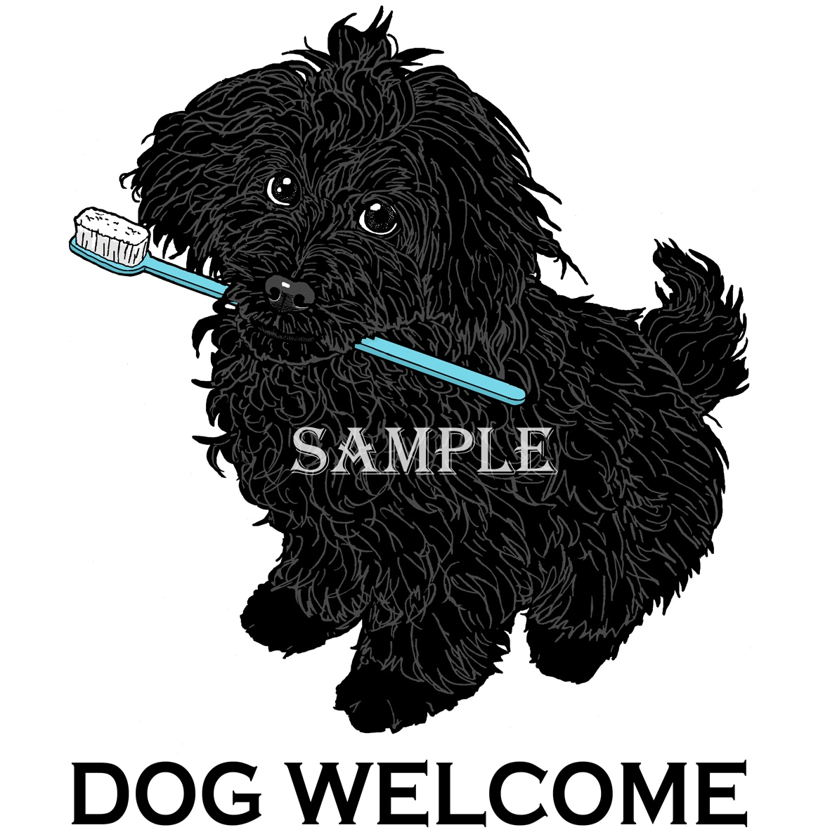 洗練されたモノクロモダンのペット画描きます 愛犬・愛猫の個性を引き立てるリアルなスタイリッシュペット画 イメージ3
