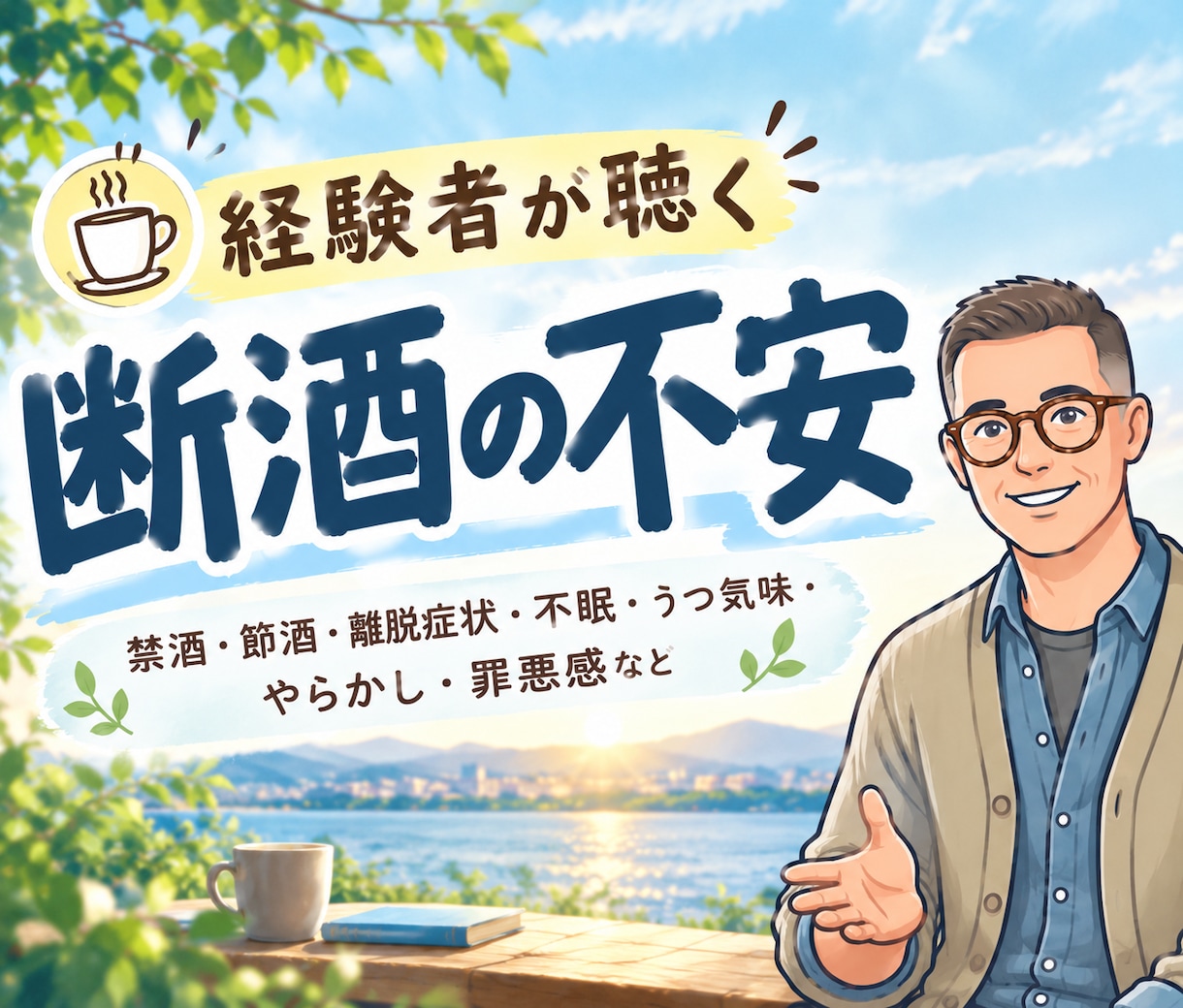 断酒中の辛さ・お酒をやめられない悩みをただ聴きます 節酒・離脱症状・不眠・うつ気味・失態・アルコール依存症など イメージ10