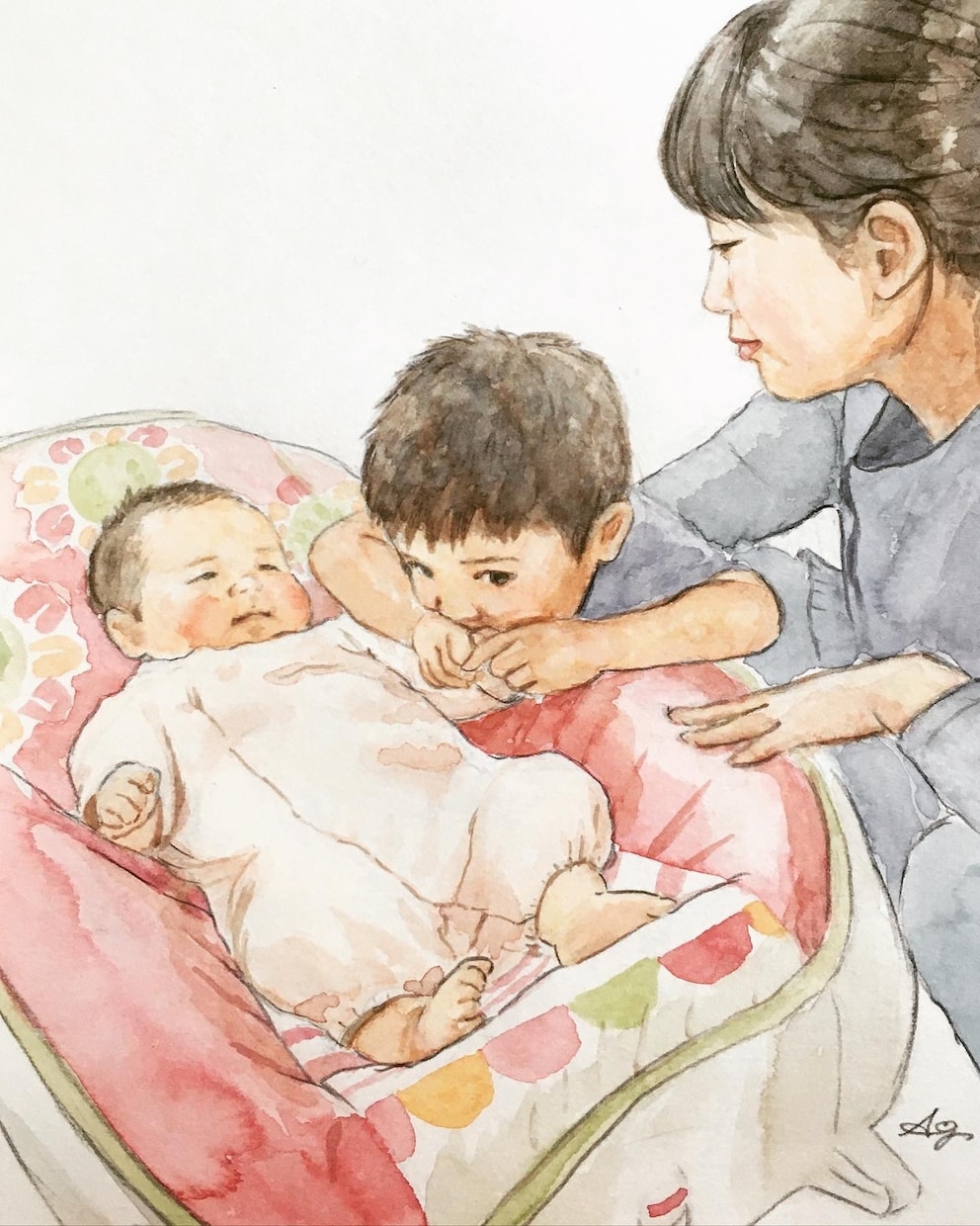 大切な日常の風景を、やさしい水彩画でお描き致します 写真や携帯の写真等から描きます。国内外で実績多数。原画郵送。 イメージ8