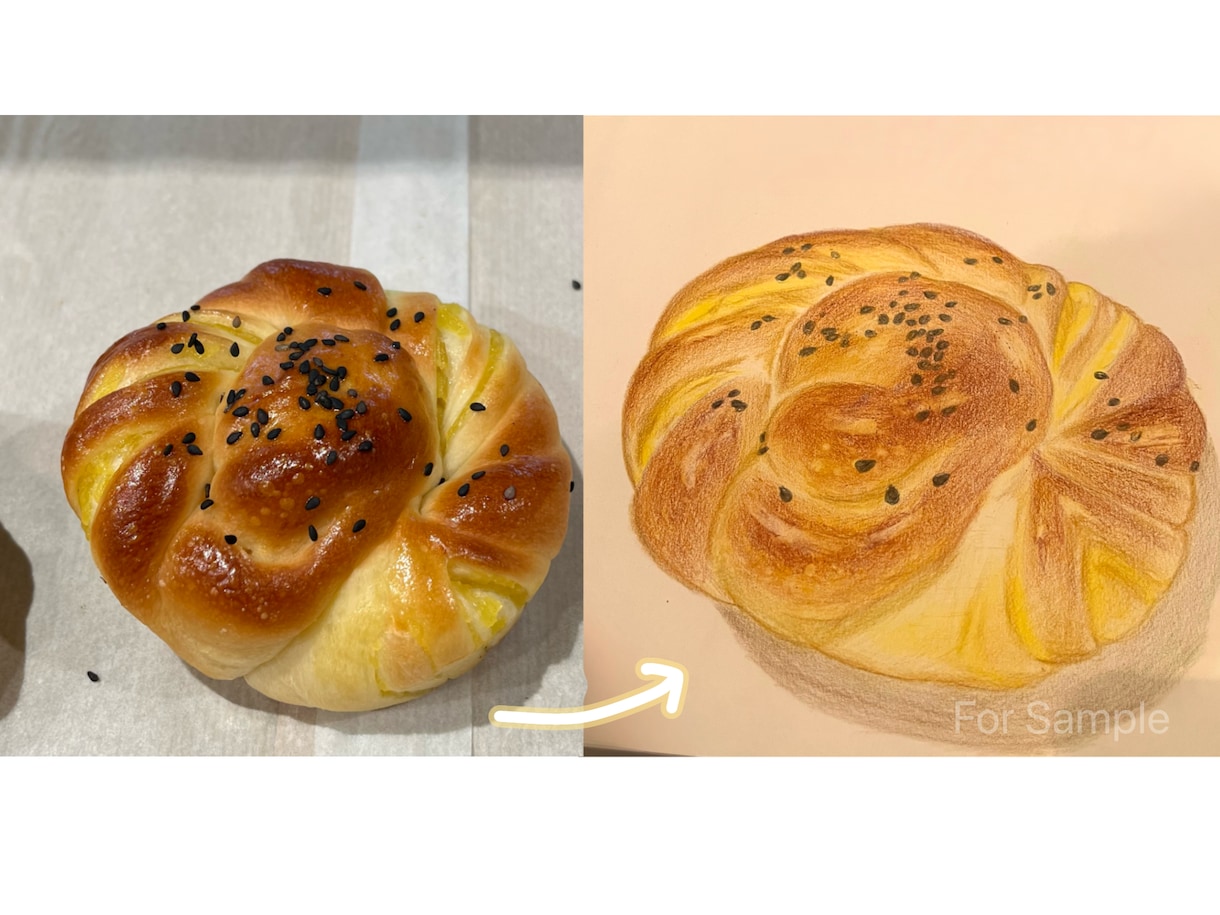 個人カフェ・ベーカリー向け｜食べ物イラスト描きます お店の雰囲気に合わせたテイストを選べます！ イメージ2