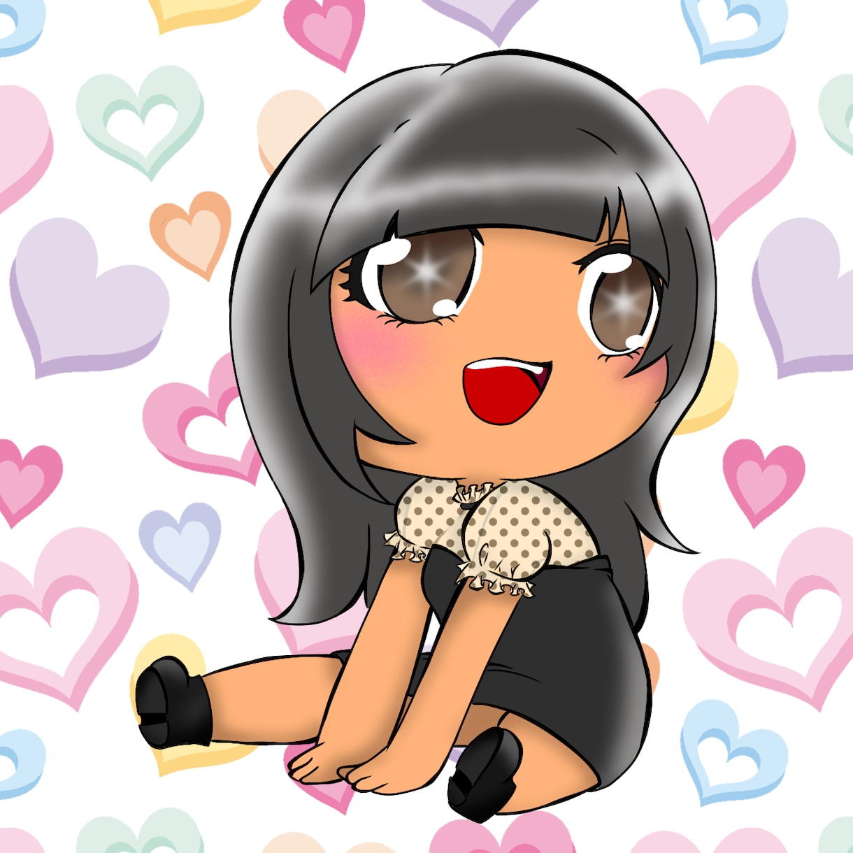 SNSや名刺など似顔絵ちびキャライラスト承ります 自分そっくりな似顔絵ちびキャライラストお直しは何度でも！ イメージ7
