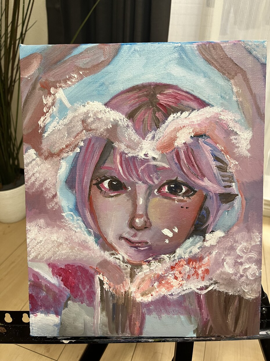 肖像画、似顔絵を油絵でお描きします キャンバスに似顔絵を飾りませんか。F6号 イメージ4