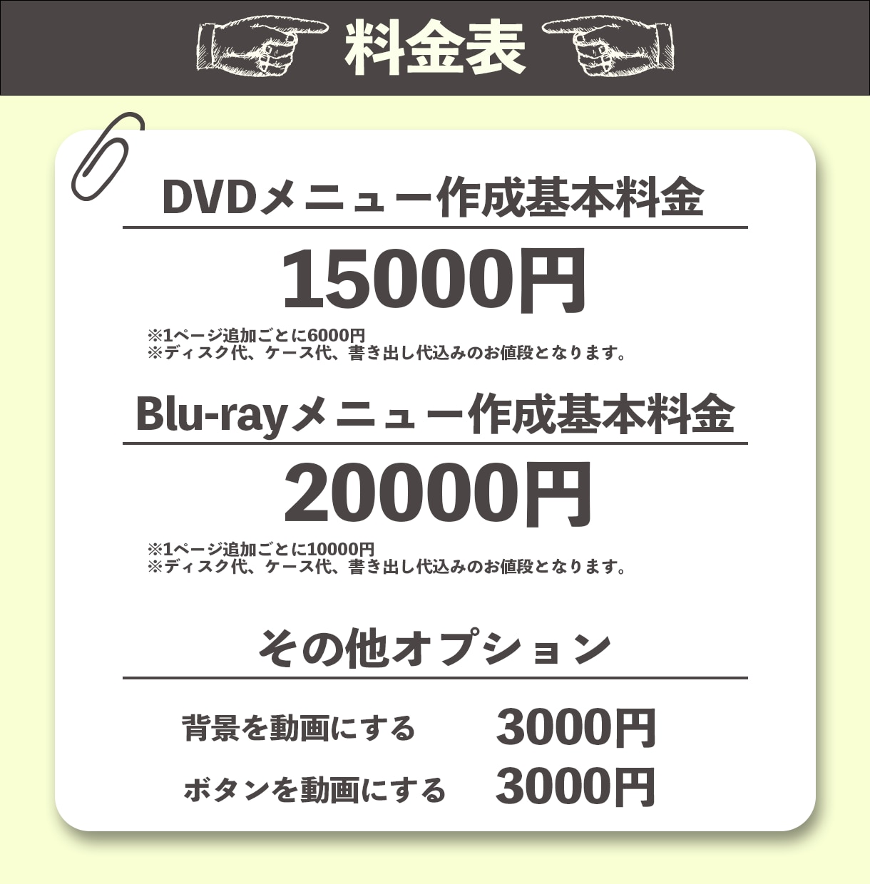 DVD/Blu-rayメニュー画面作成いたします 複数の映像をメニュー画面を作って分かりやすくします！ イメージ2