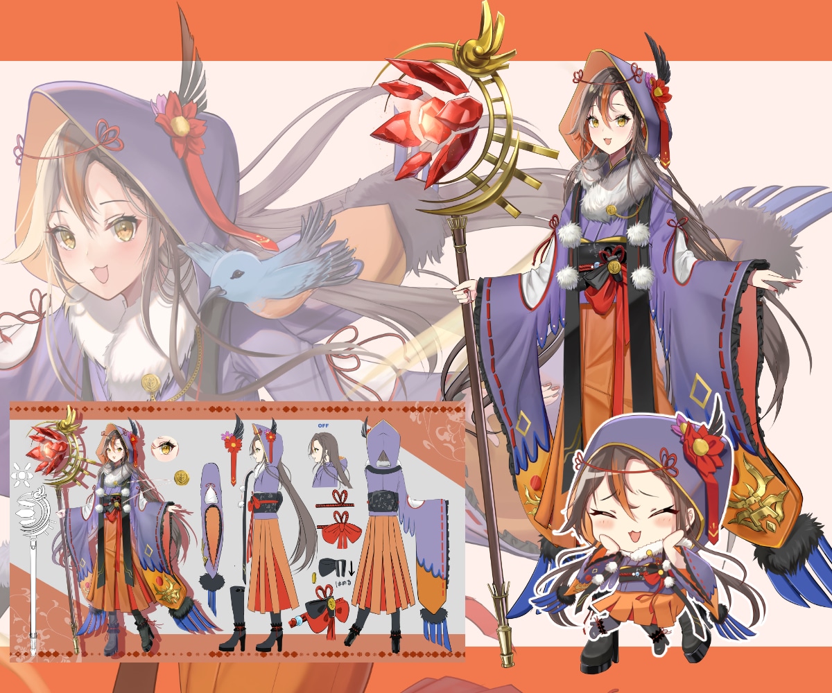 5人限定10万OFF⁉✨Vtuber制作します 男女対応！キャラデザ～モデリングまで一括で制作します！ イメージ5