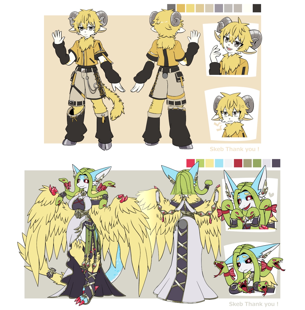 個性的なキャラクターの制作とドット絵の依頼承ります 人間からモンスターまで！全身絵はもちろん背中や表情なども イメージ5