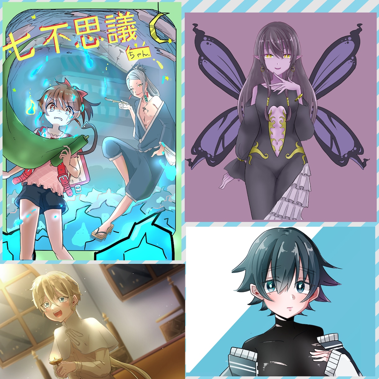 SNSアイコン、立ち絵制作いたします オリジナルアイコン、TRPG用立ち絵など イメージ3