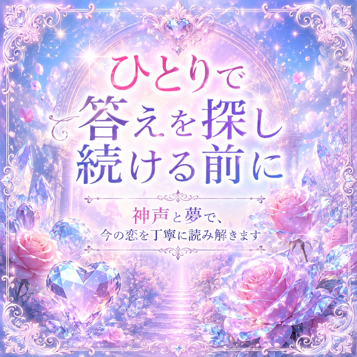 本気の恋・縁結び｜彼の本音と二人の未来を霊視します 神声と夢で深く霊視｜あなたの本気の恋、二人の未来を伝えます イメージ8