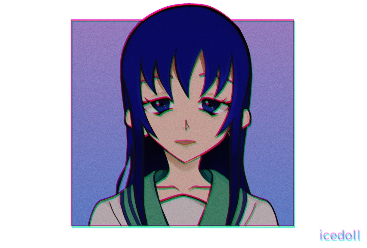 アイコン、歌ってみたなどのイラスト描きます サンプルに使わせていただきたいです！どんな絵も2000円 イメージ1