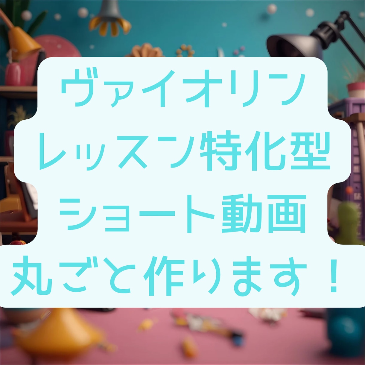 レッスン動画の台本+編集。見やすい動画を作ります ヴァイオリンレッスン特化型のショート動画を作成いたします！ イメージ1