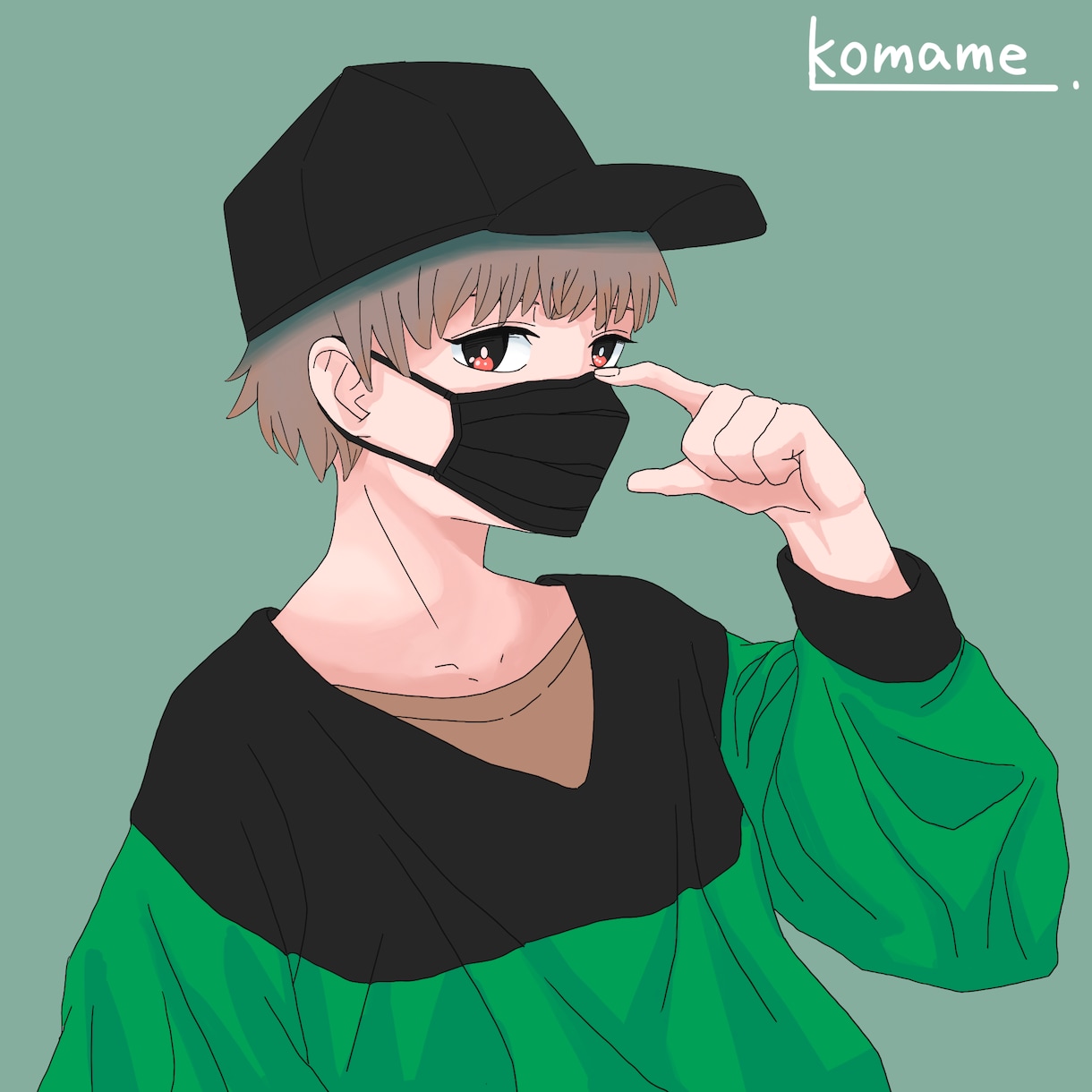 SNS等のアイコン用にかっこいい男性お描きます ビジネスで使える男性、男子を描きます！ イメージ4