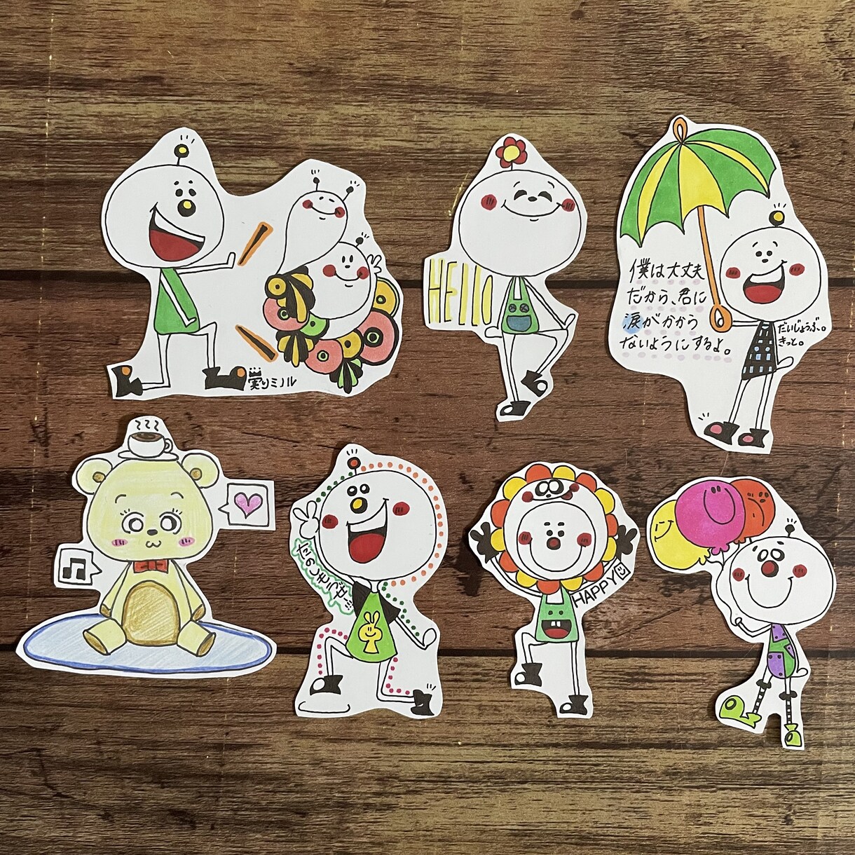 アナログペン画で温もりのある絵を描きます あなただけの個性あるオリジナルキャラクターが必要な方へ イメージ3