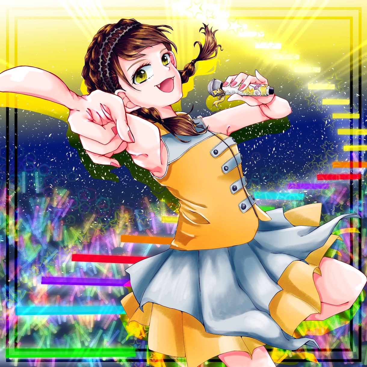 アイドルのイラストを描きます 生誕祭等のファン有志企画に使うメセカにいかがですか？ イメージ6