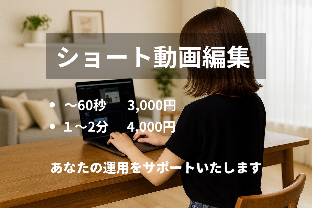 SNS発信（縦型・横型）お手伝いします ご納得いくまで何度でも無料修正いたします！（初回） イメージ2