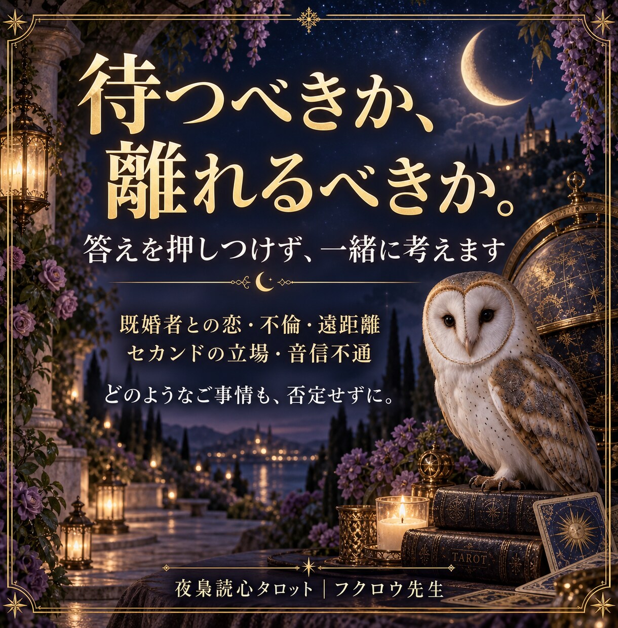 誰にも言えない複雑な恋とあの人の本音を占います 否定せず相手の本音と二人の未来を読み解きます イメージ4