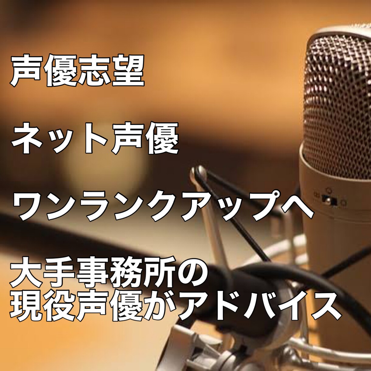 プロの現役声優が演技のアドバイスをします ネット声優さん、声優志望の方へ、ワンランクアップのお手伝い！ イメージ1