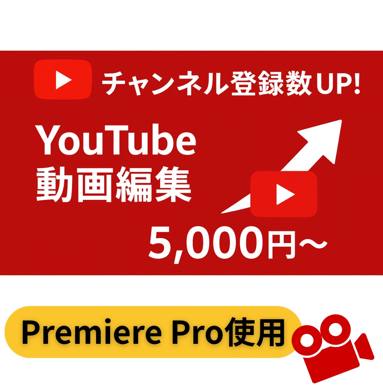 5,000円で、登録につながる動画を編集します わかりやすいテロップで、視聴者を惹きつける動画に仕上げます！ イメージ1
