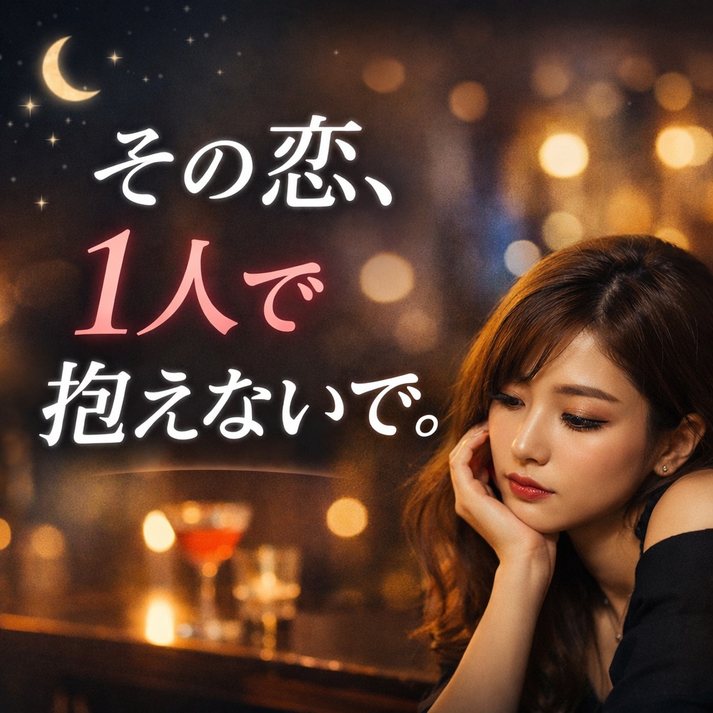 今すぐ誰かに聞いて欲しい。悩める恋愛に相談乗ります 気持ちがモヤモヤする。誰にも言えない恋が辛い夜に。 イメージ1