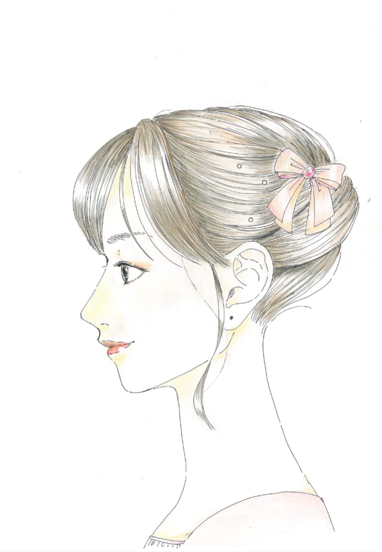 ココナラ最低価格〜♪色鉛筆で手描きイラスト描きます 色鉛筆で手描きのイラスト承ります♪♪人物・美人イラストなど イメージ1
