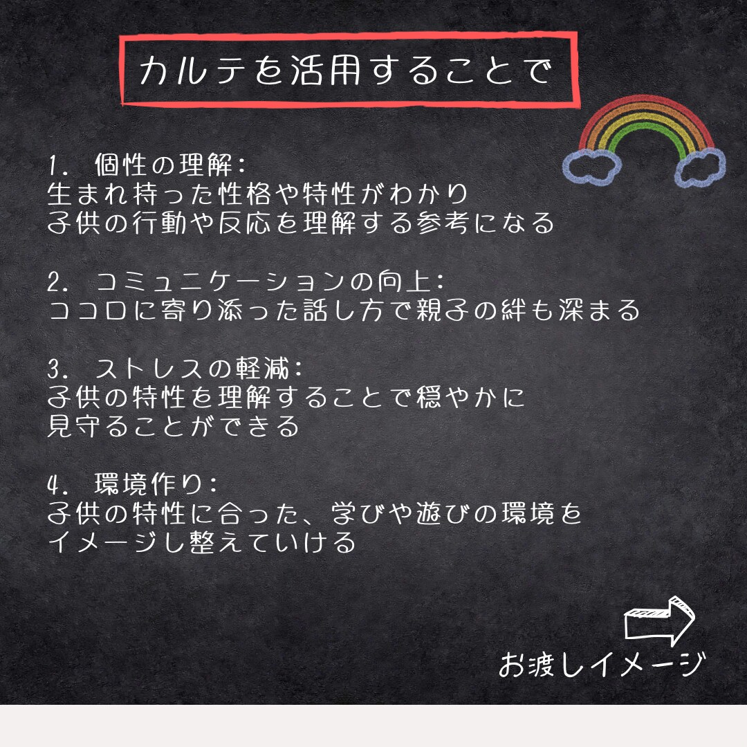 お子様の気質を鑑定します カバラ数秘術と占星術を使いお子様の気質お調べします イメージ4