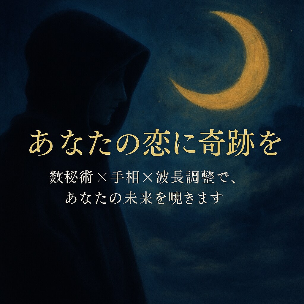 手相×仏眼・神秘十字の直感力で恋の行方を占います 手相×直感占いから恋の行方とチャンスの時期を読み解きます イメージ1