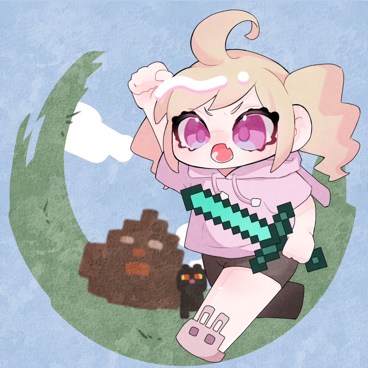 かわいいデフォルトイラストを描きます SNS用のアイコン用のイラストを描かせて頂きます☺️ イメージ2