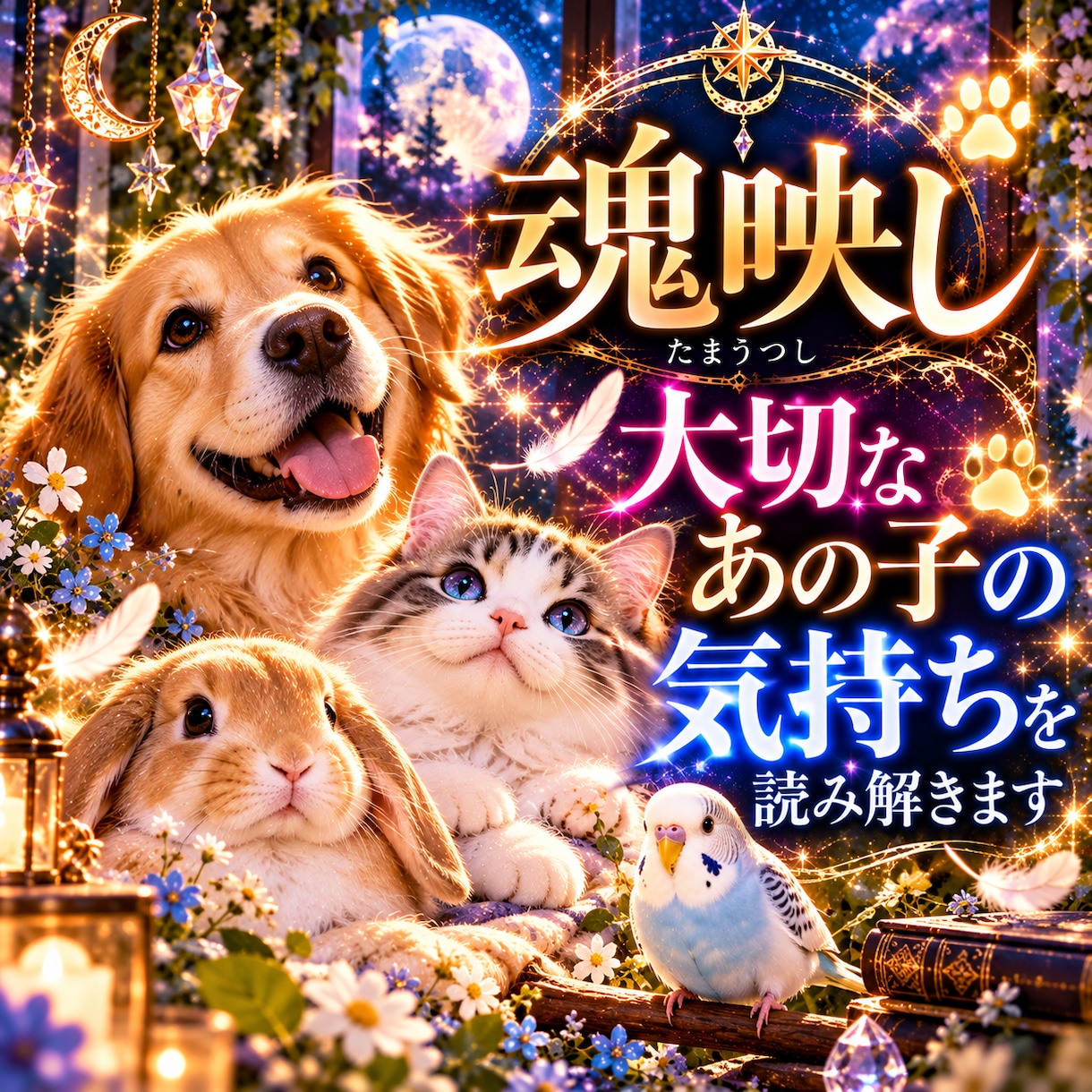 魂映し｜大切なあの子の気持ちを読み解きます 『即日鑑定』24時間以内　独自の鑑定/魂映しにて丁寧に鑑定 イメージ1