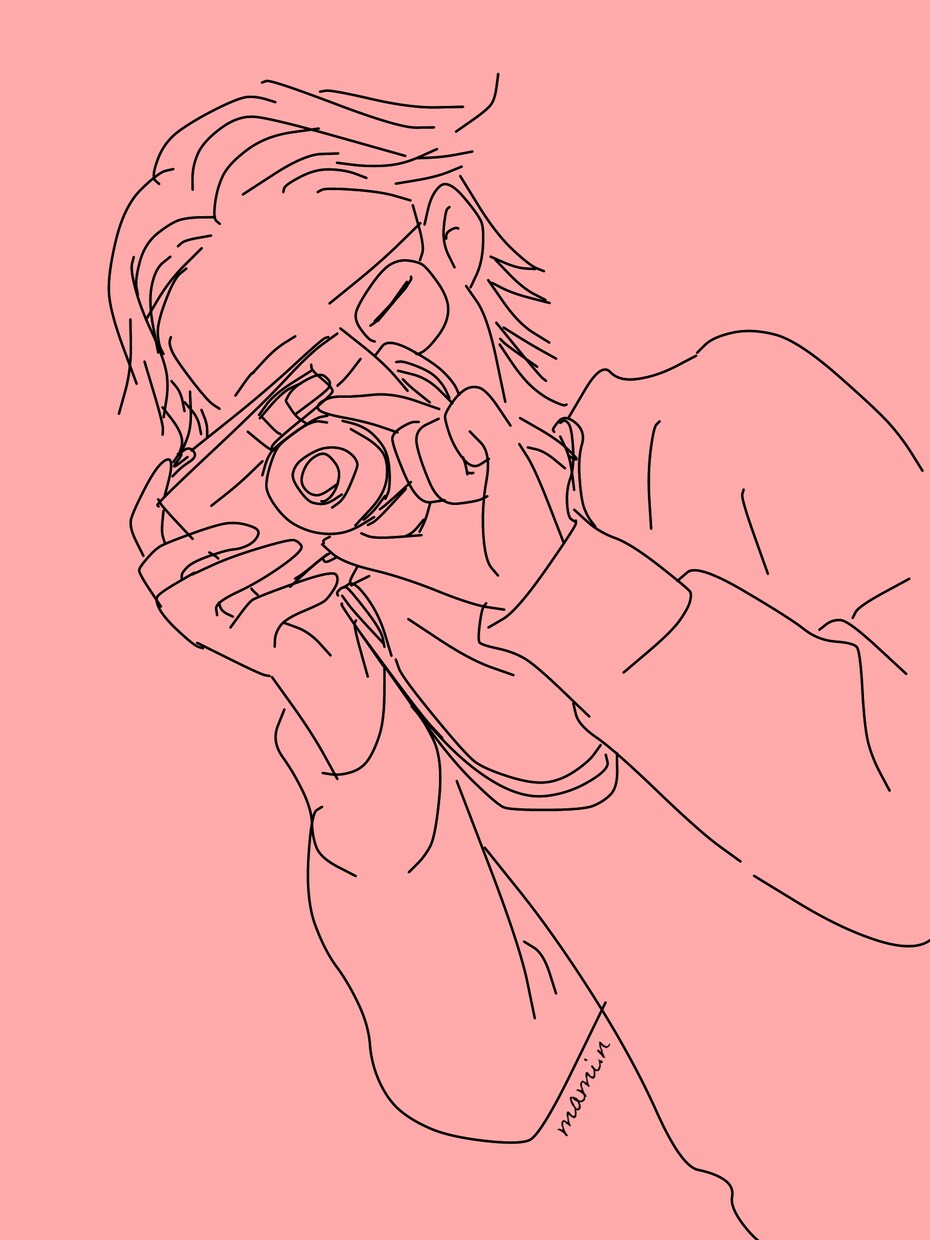 写真を参考にラフな人物イラスト作成いたします ラフな人物イラスト作成いたします。 イメージ1