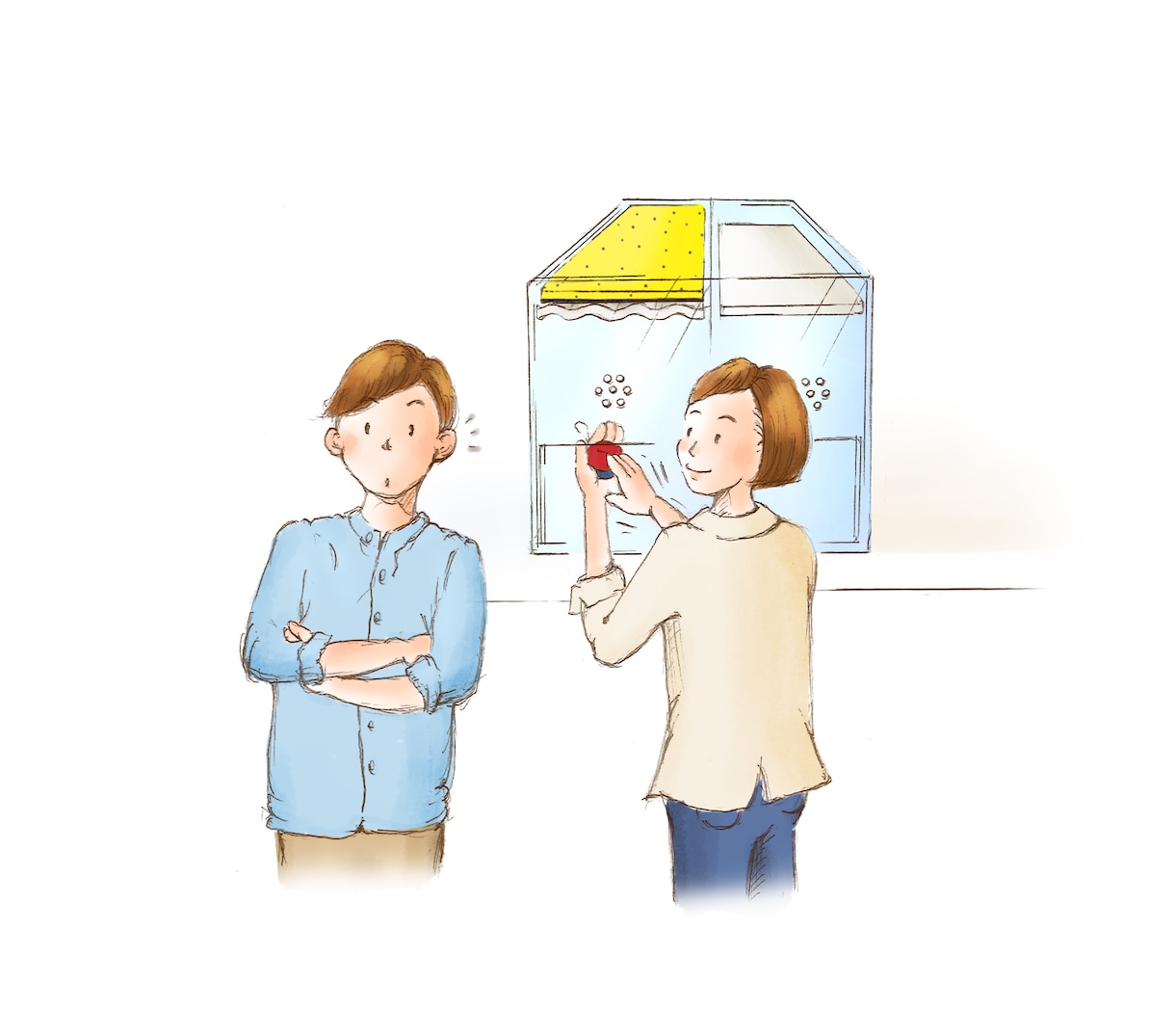 ビジネスに目をひくイラスト（１人～２人）描きます 企画書やブログに！プロのイラストレーターが納品までサポート！ イメージ4