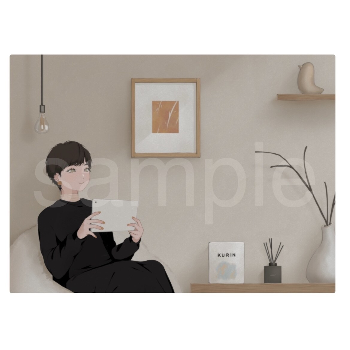 かわいくトレンド感あるイラストお描き致します アイコン、挿絵、一枚絵や似顔絵も！ イメージ2