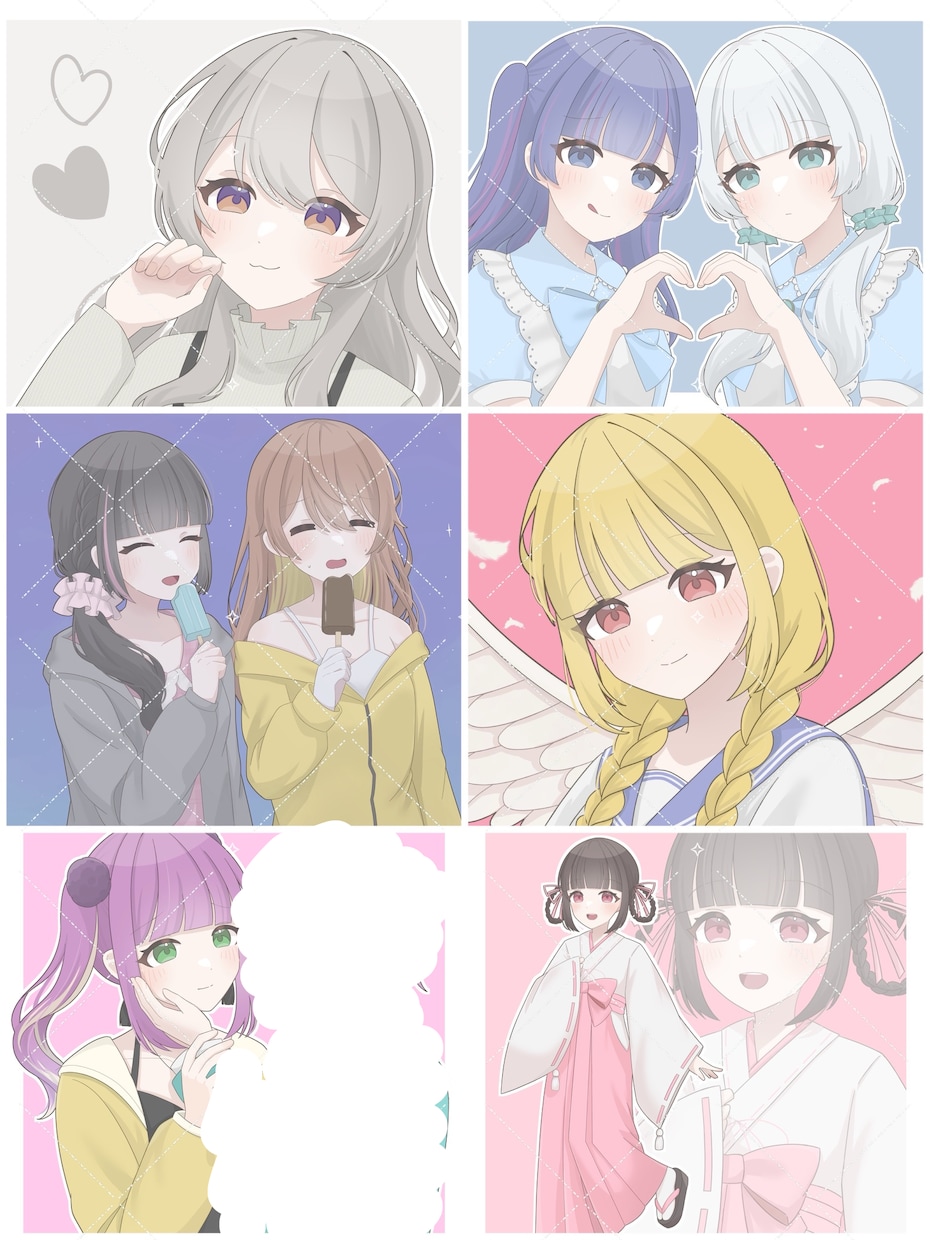 かわいいイラスト作成します アイコンやサムネに！ラフ修正無制限◎ イメージ2