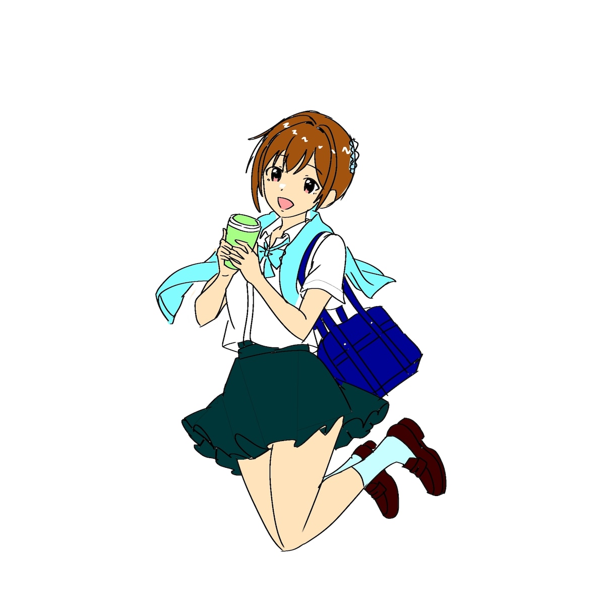 可愛い女の子のイラストを描きます 最短1日でラフをお送り致します イメージ5