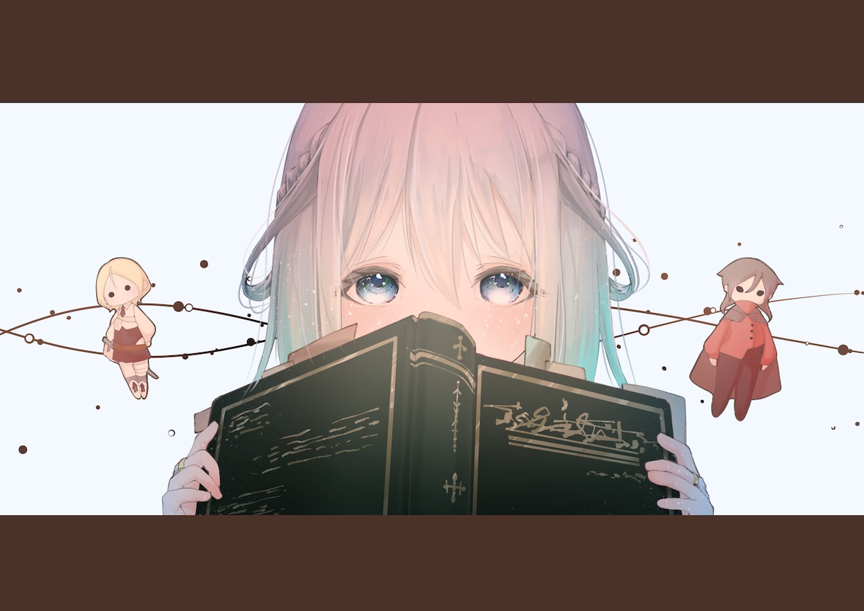 かわいい女の子や男の子の絵を描きます あなたのご希望に沿うような作品を制作します。 イメージ1