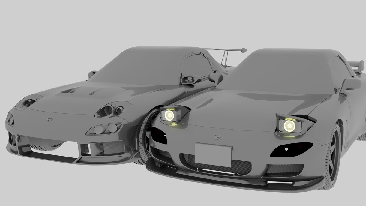 車のモデリングとテクスチャーを製作します アニメ会社のCG制作部に内定をいただいております。 イメージ4