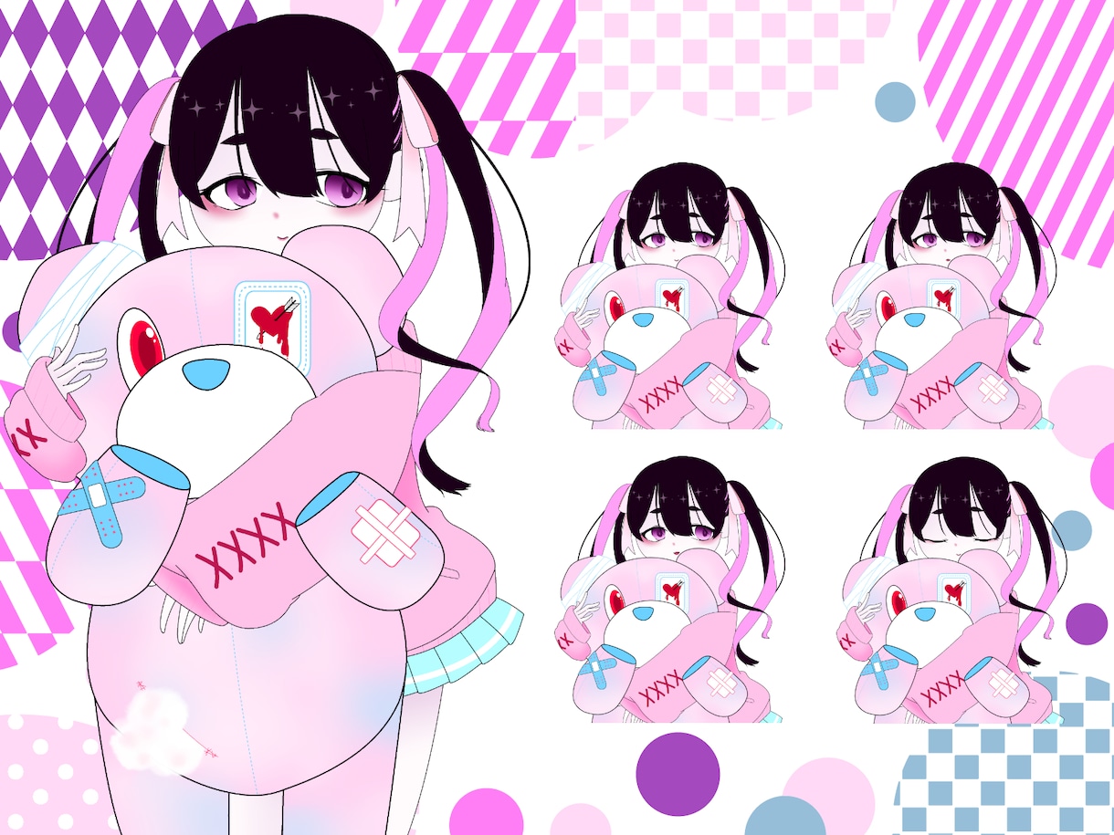 声だけで動かせる口パクキャラ作ります カメラなし！声だけでVになれる！！ イメージ4