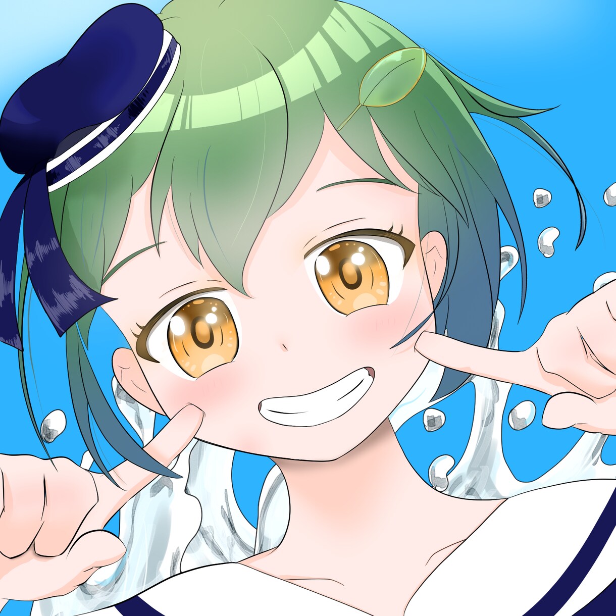 アイコン用 かわいいイラスト描きます オプションでゆるい"首"描きます！ イメージ1