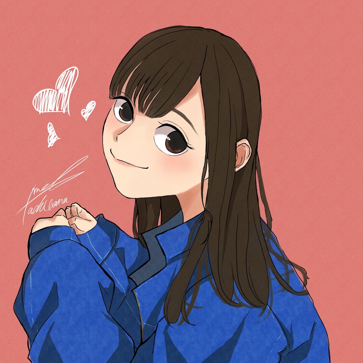 SNS等のアイコンや一枚絵を描きます 似顔絵やキャラクターなど色々！ イメージ1
