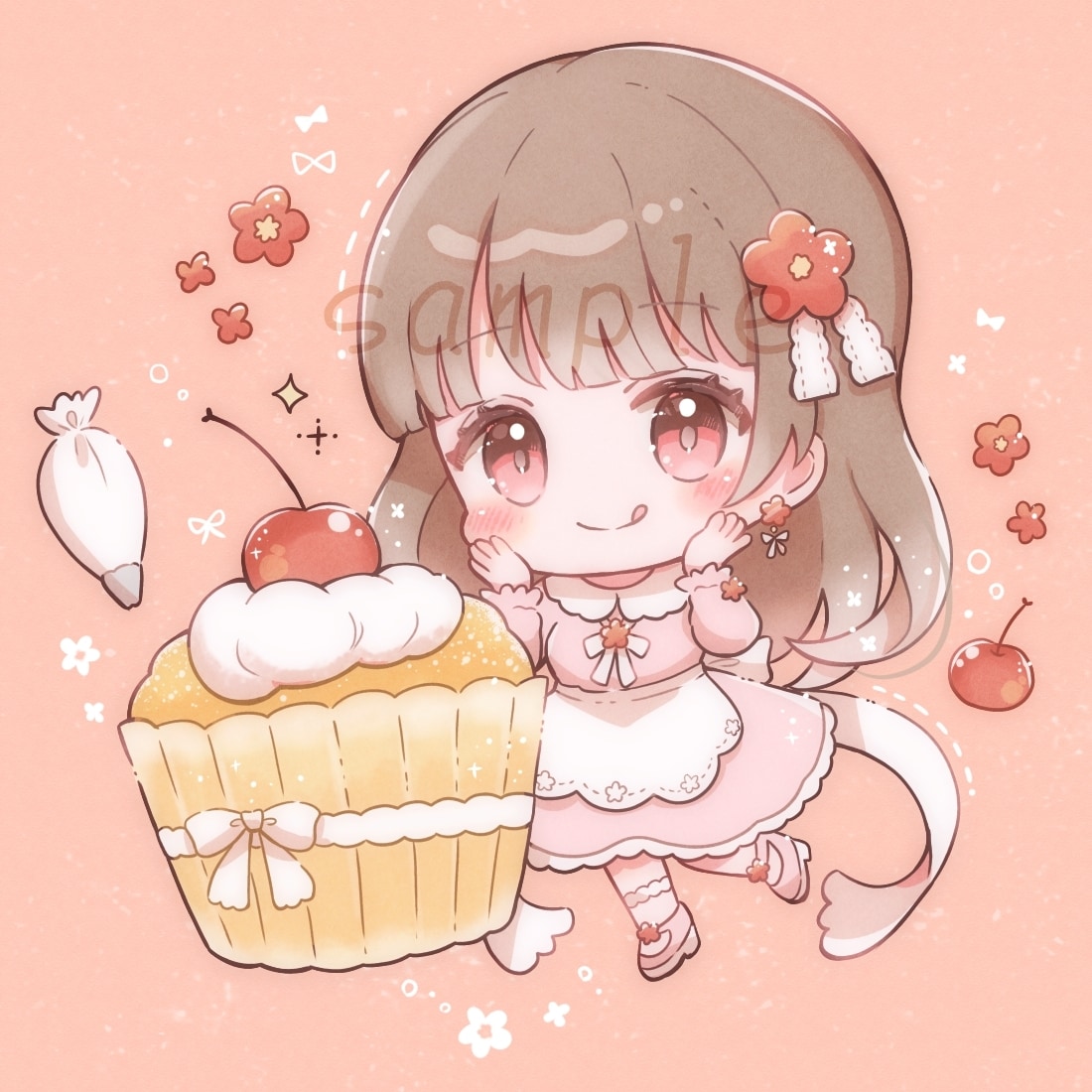 お試し価格で商用無料のちびキャラ描きます ✨ご新規様限定✨お手頃価格でご依頼をお試ししたい方に…！ イメージ1