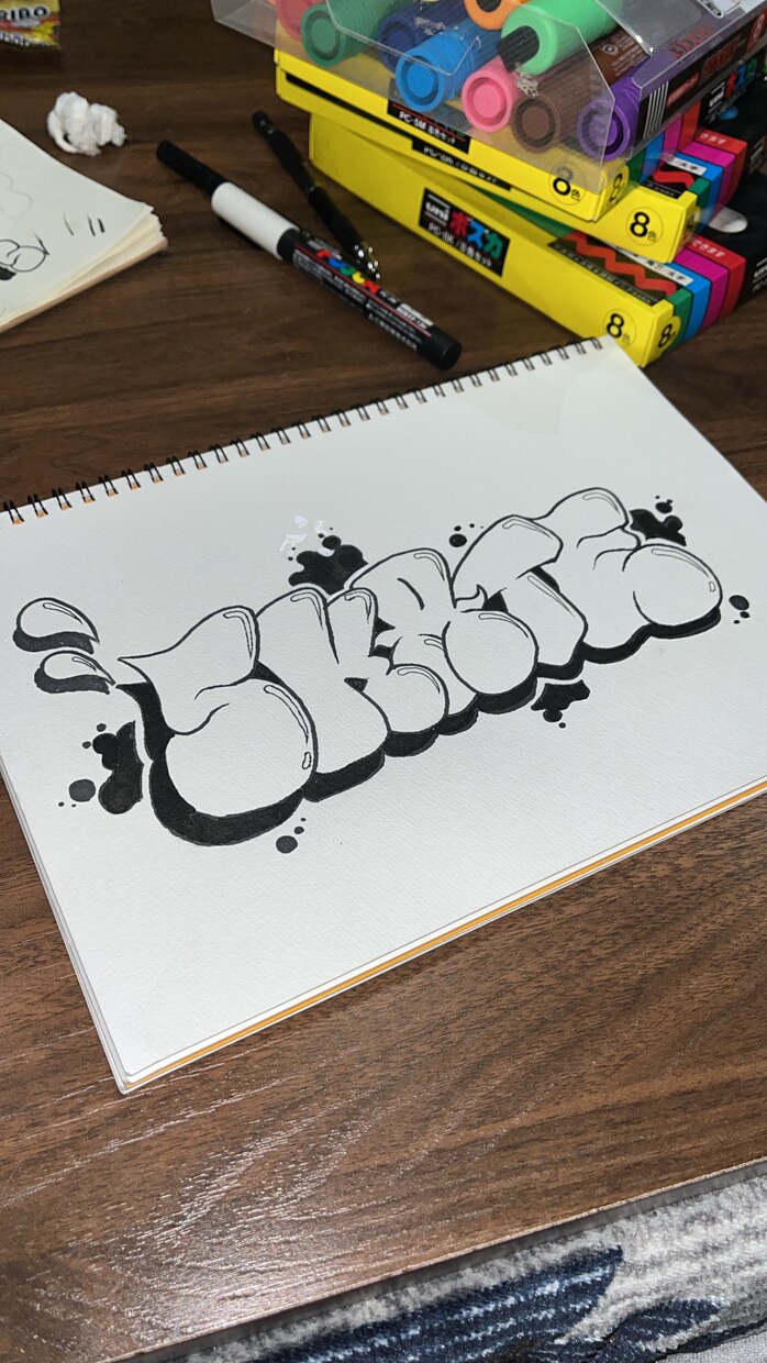 ストリート系のグラフィティーデザインを描きます ストリートカルチャー好きには刺さるデザイン作ります イメージ4