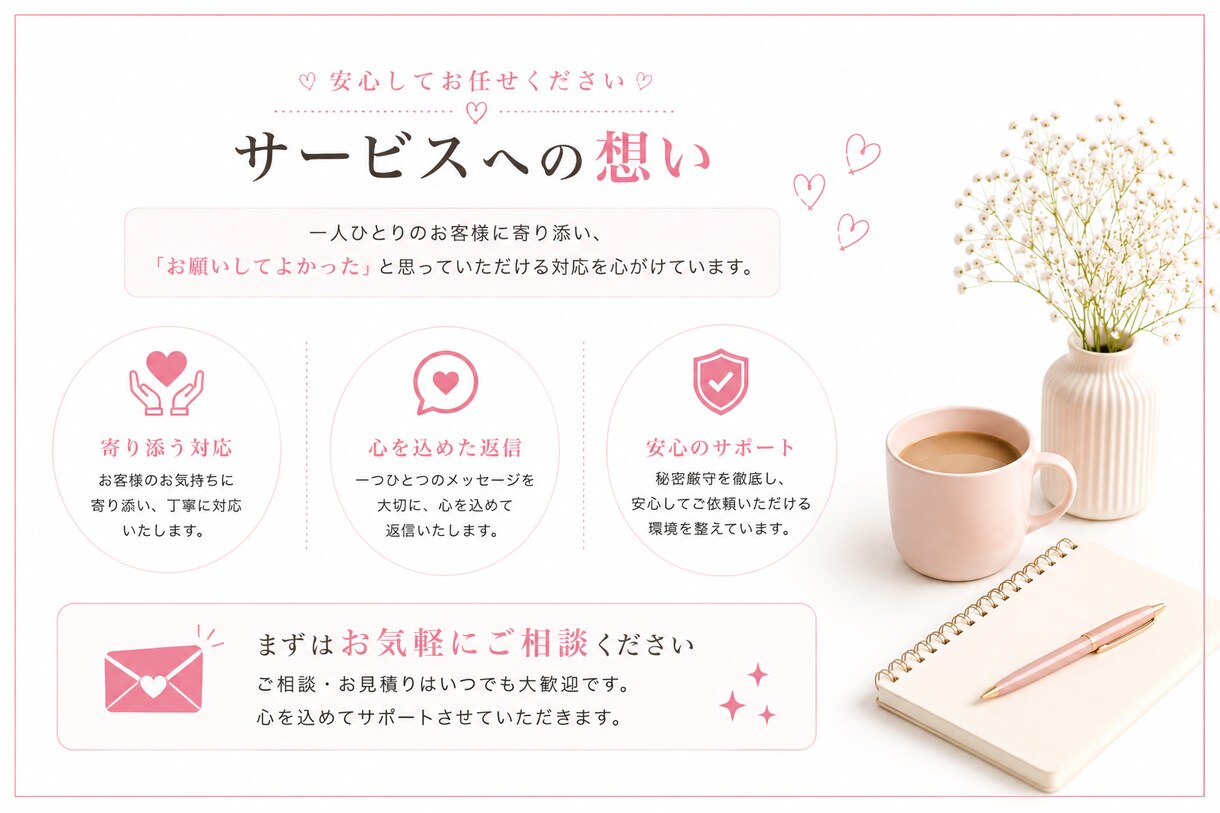 DM・LINE・メッセージの返信を丁寧に代行します 忙しいあなたに代わり、お客様対応を心を込めて行います イメージ5