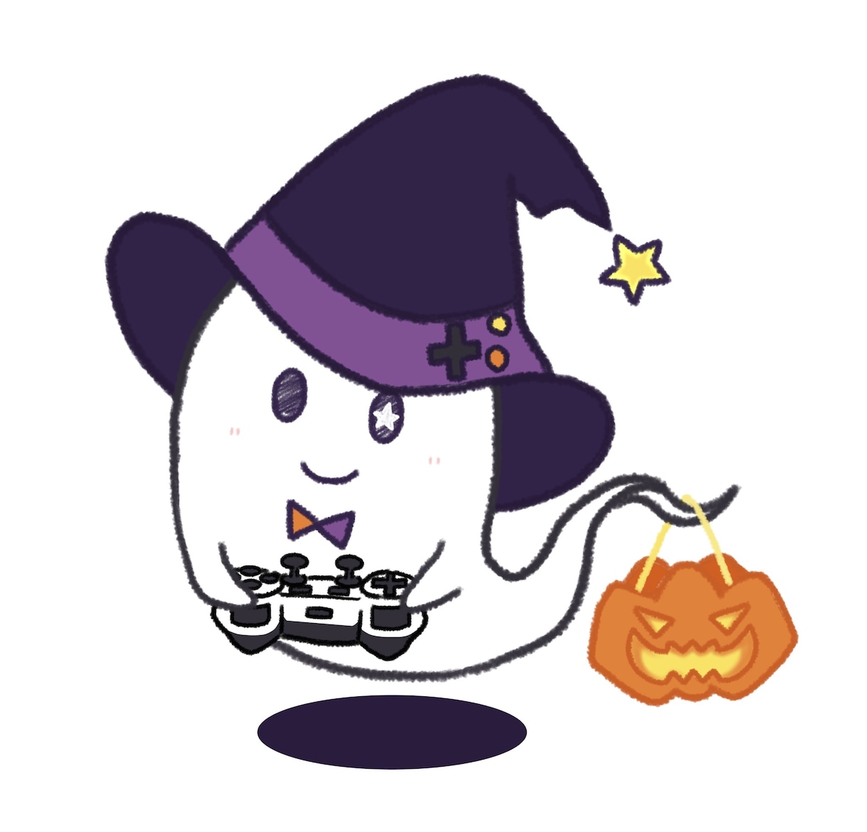 無表情がゆるくてかわいいオリジナルおばけを描きます アイコンにも使用可能！あなただけのオリジナルキャラです！ イメージ2