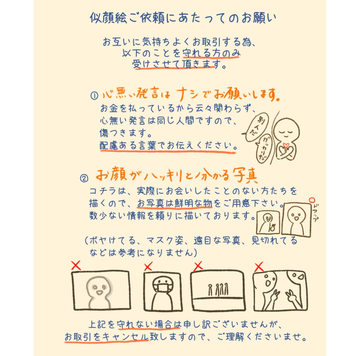 大人数用の似顔絵描きます 大人数での似顔絵が必要な方専用です イメージ2